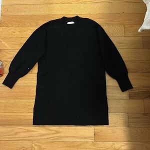 kids black zara sweater dress